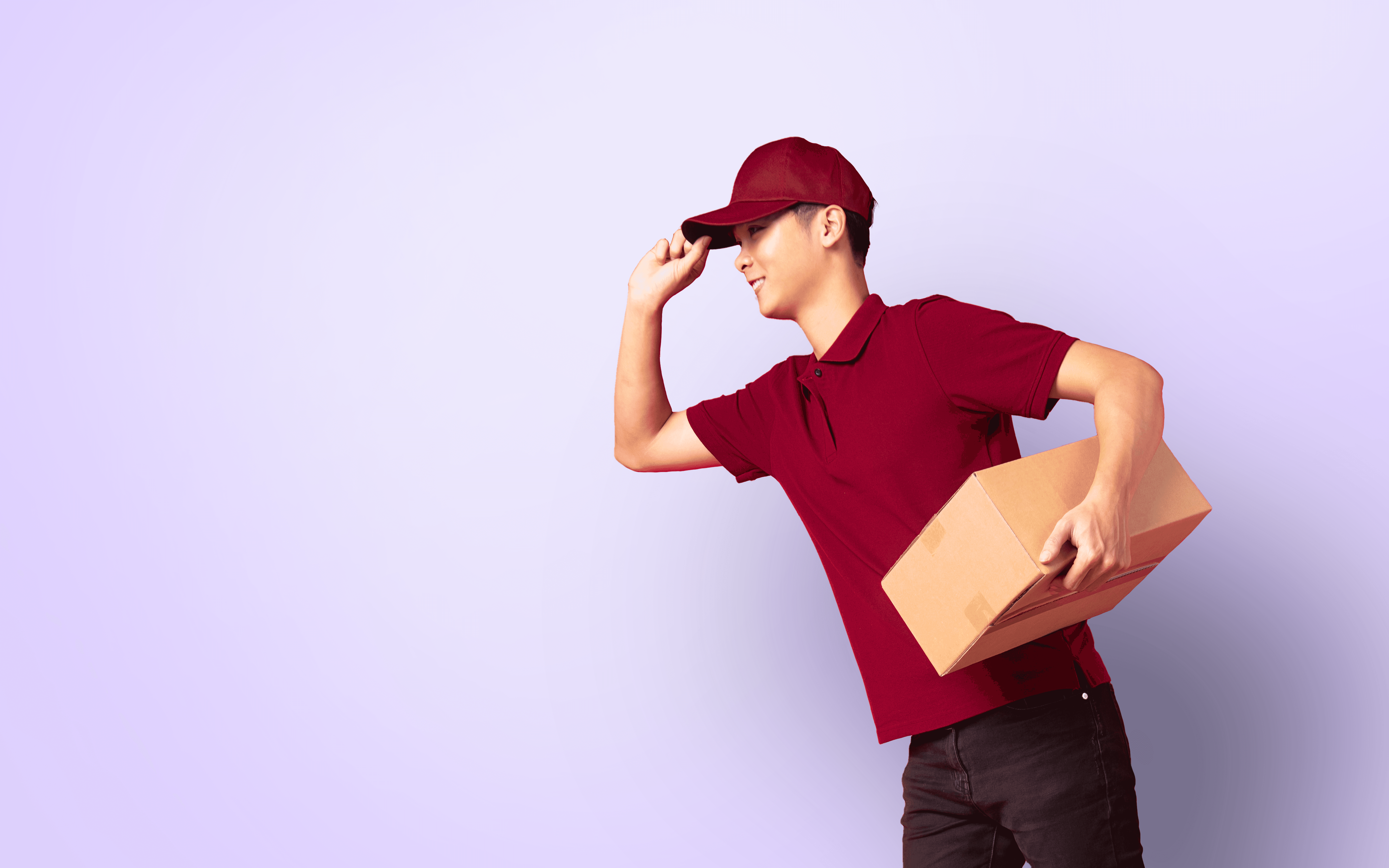 a delivery man
