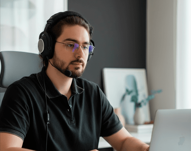 Woman with color palette