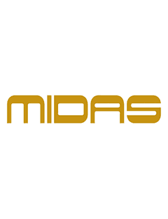 Midas Logo - Gold and White 