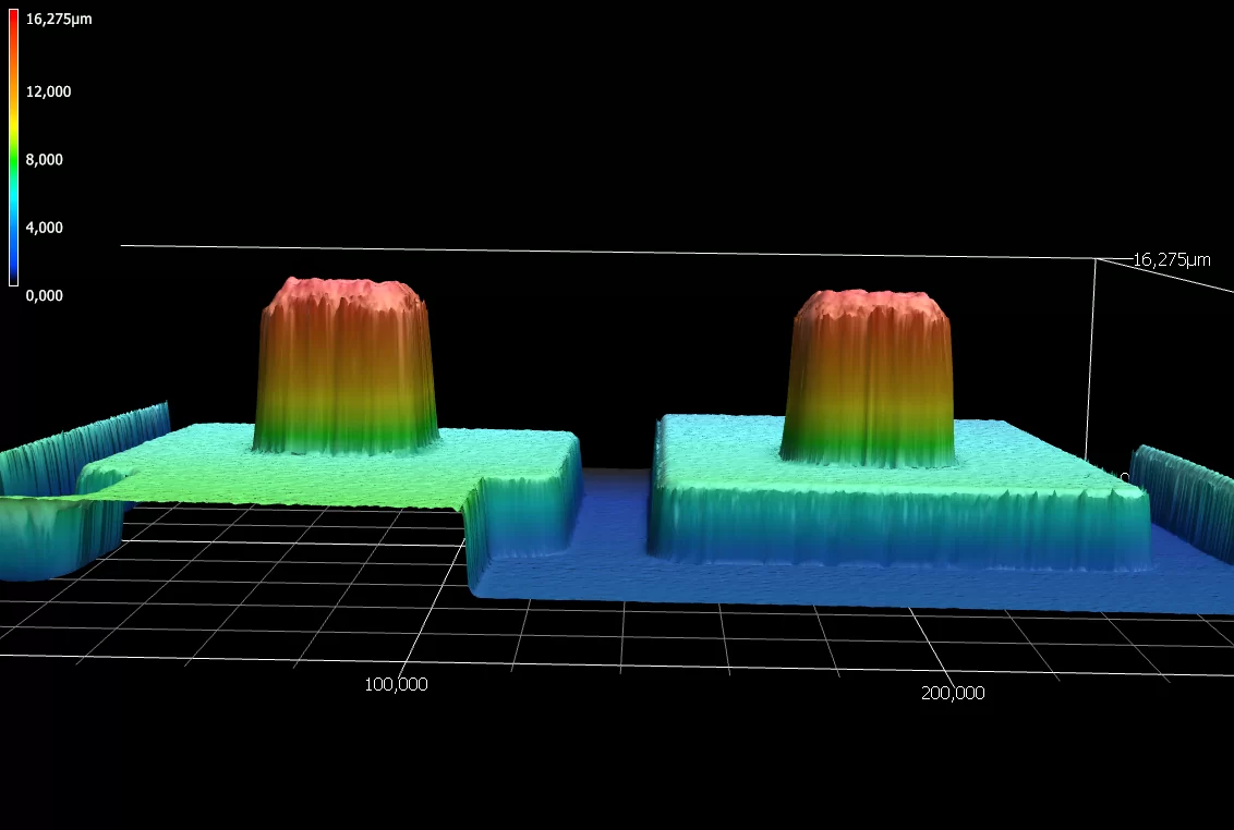 Fotolithografie 3D Visualisierung