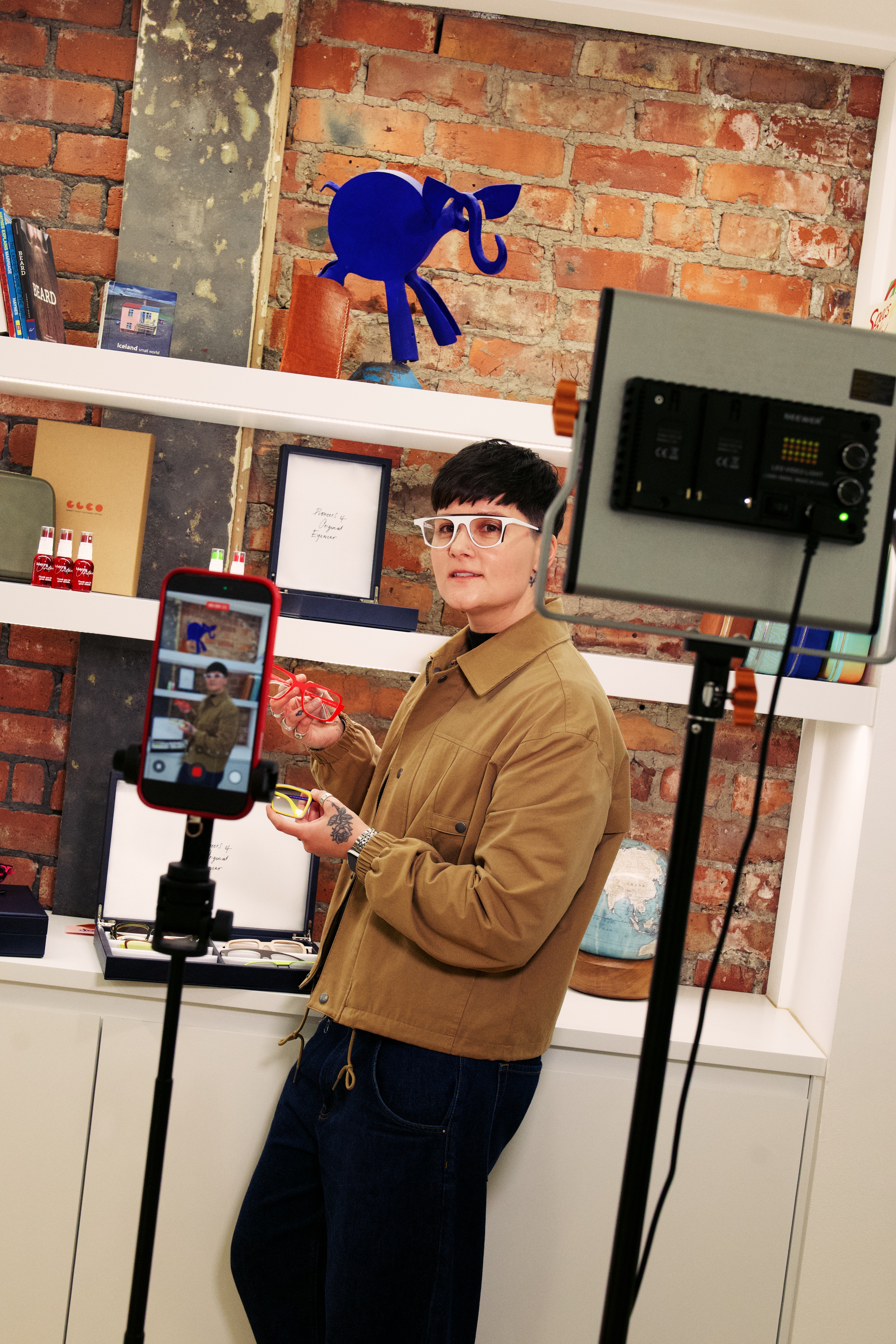 photography still from interview with seen opticians by mia edmond 