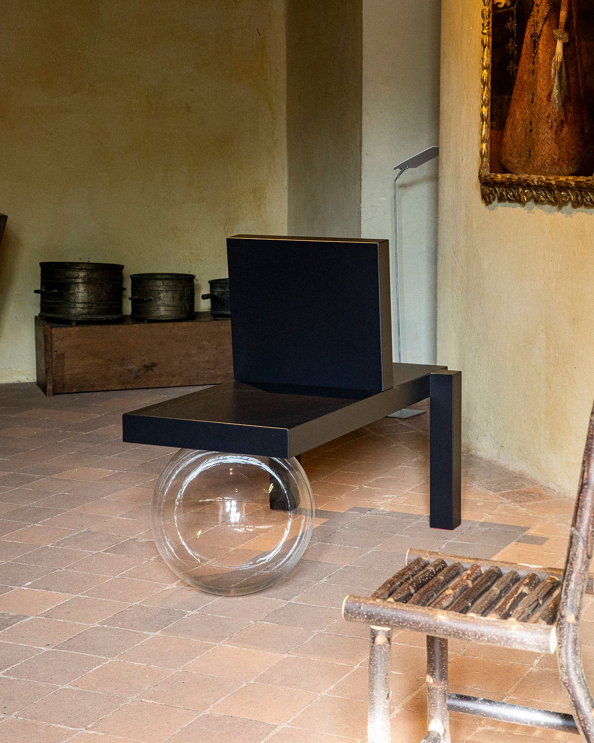 Enterance to the PAD paris design exhibition showcase by Jiri Krejcirik