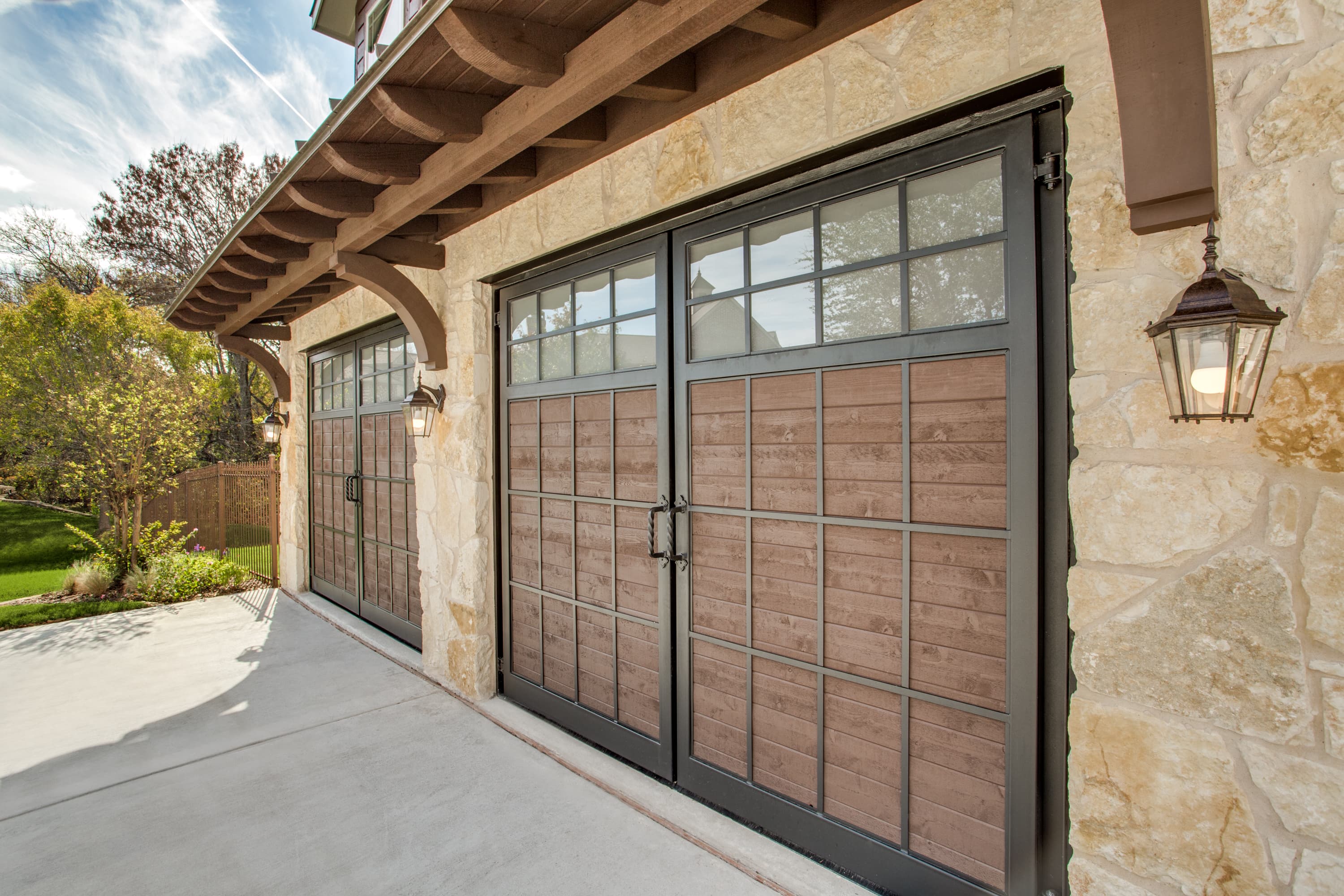 luxury man cave garage construction