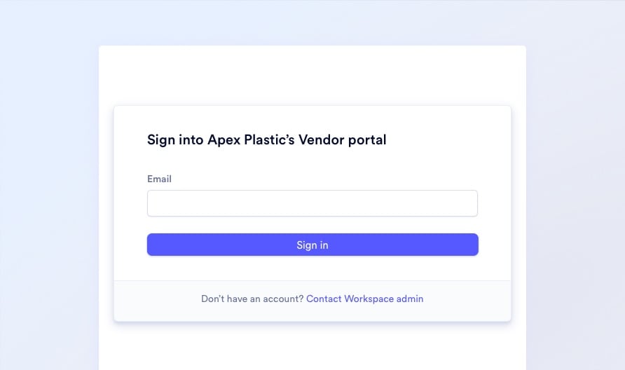 Magic link portal login