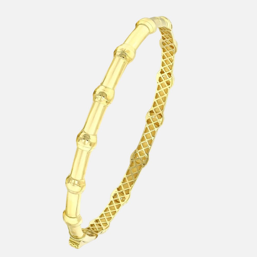 Assos 14 Ayar Altın Tasarım Kelepçe Bilezik ABLZ0369-Y-1064