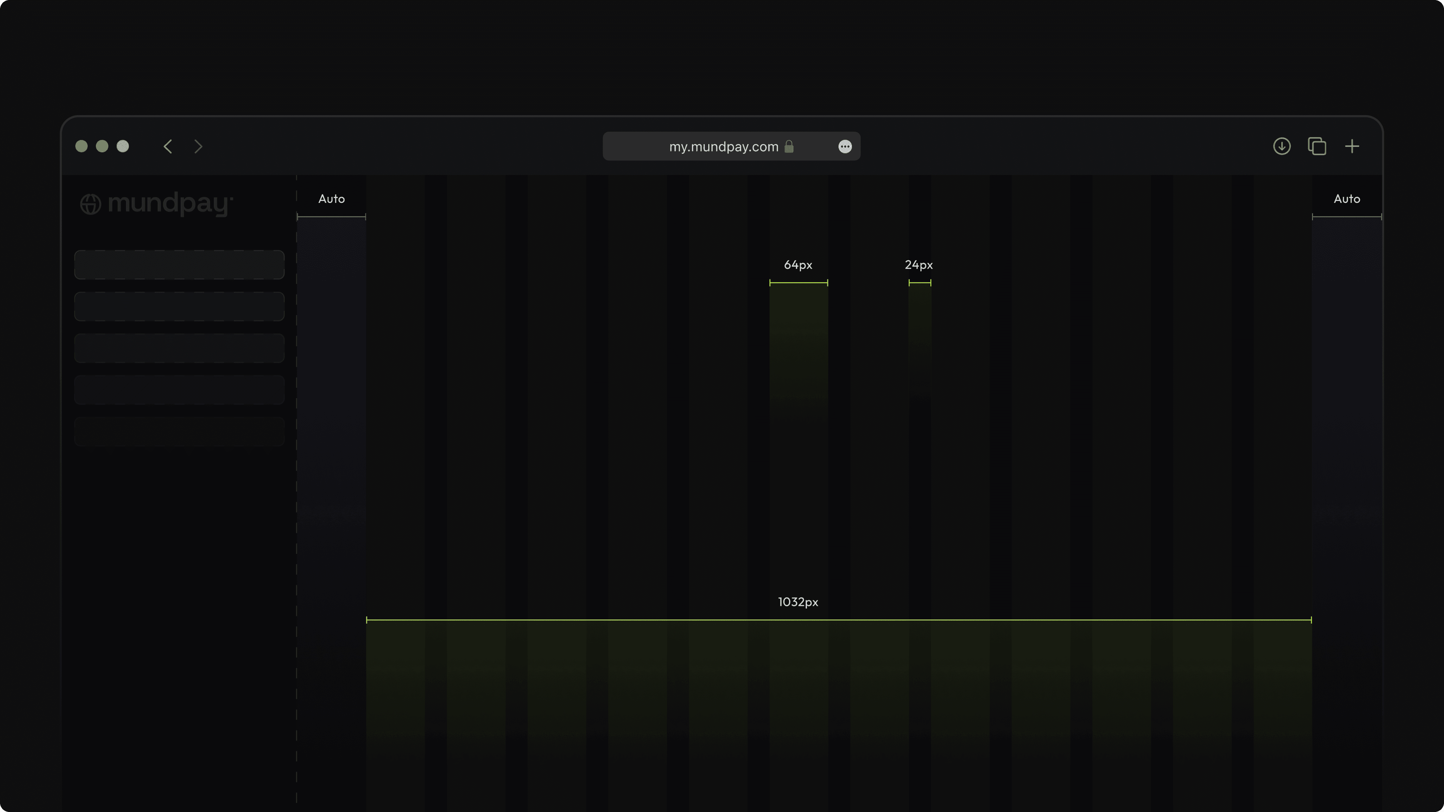 Mockup do site da Mundpay