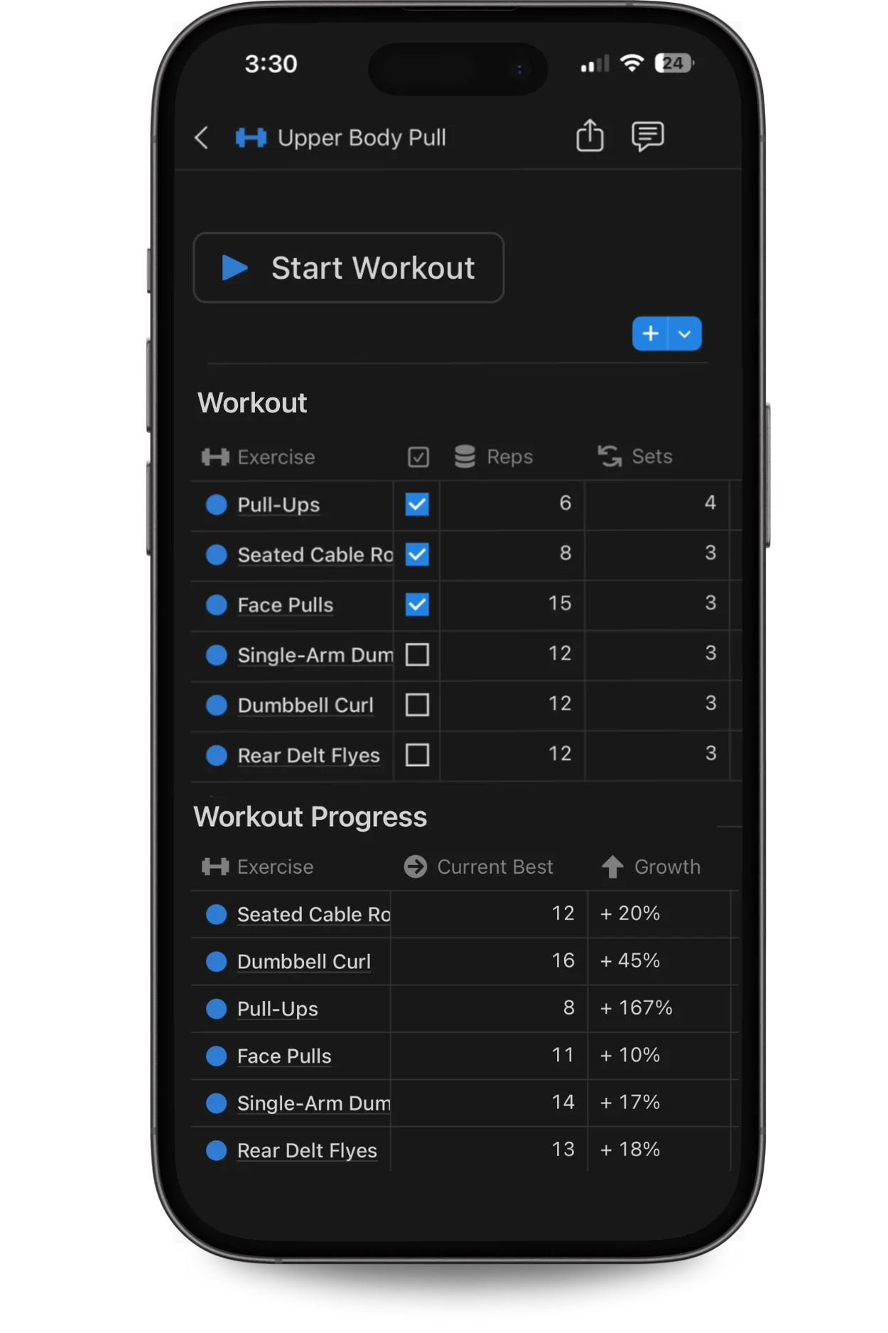 Personal Trainer Workout Tracker