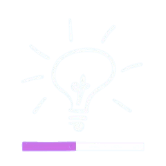 Yellow light bulb illustration on black background