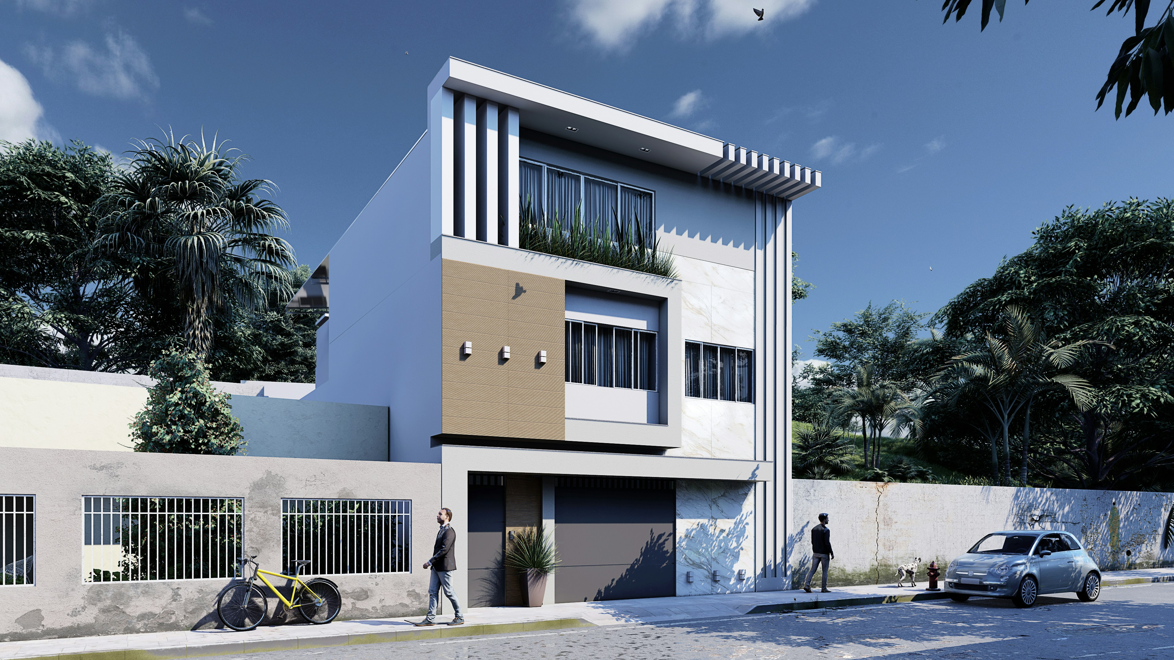 White Concrete Villa