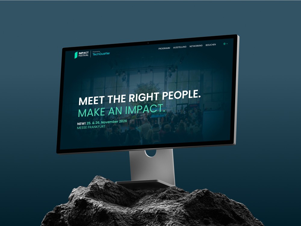 Landingpage Impact Festival.