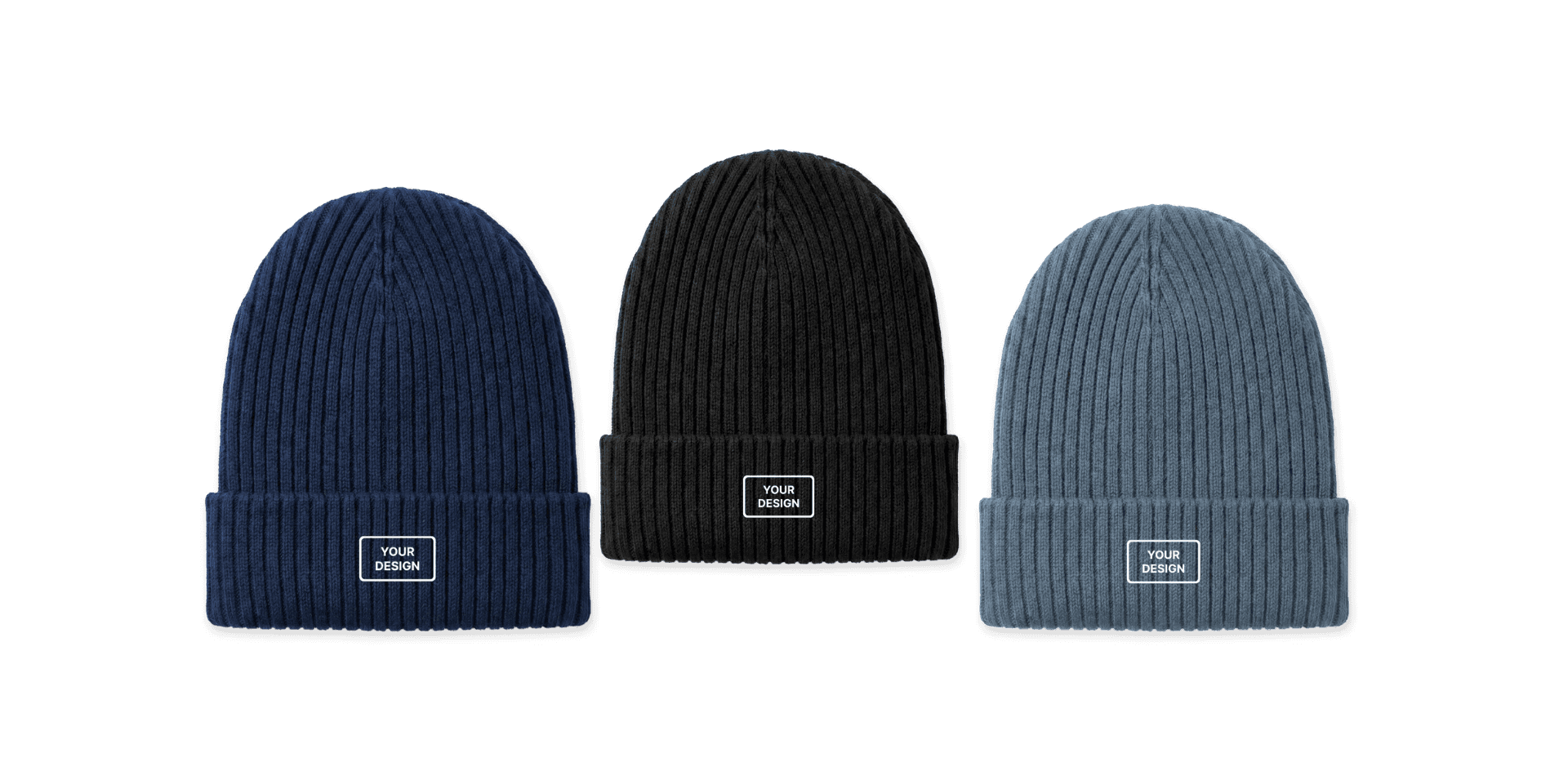 Double Knitted Rib Beanie