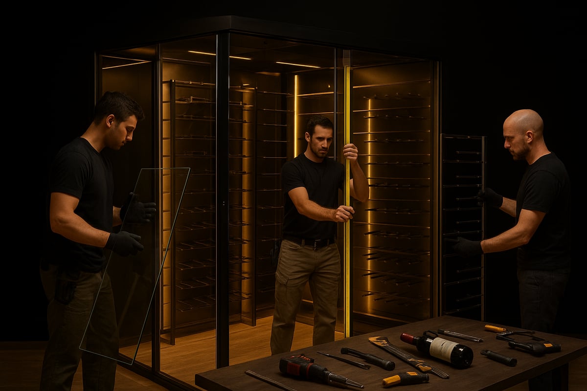 Step-by-Step Glass Wine Cellar Installation Guide