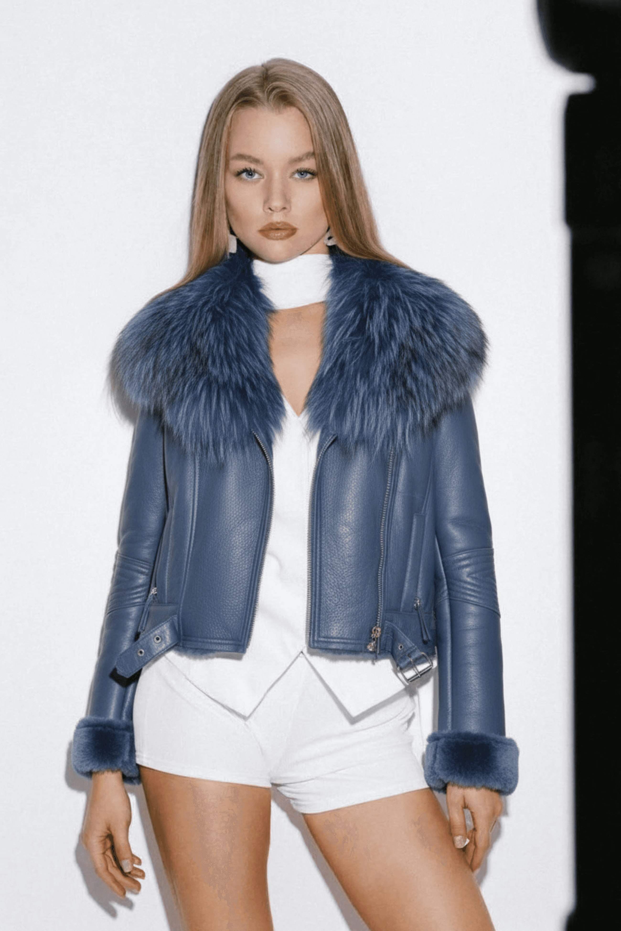 Father and daughter with sunglasses on