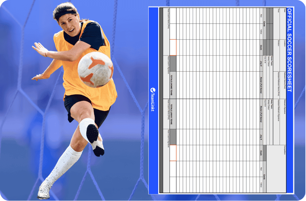 Soccer Score Sheet Template