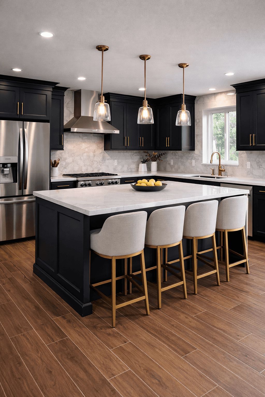 Modern home interior renovation with clean kitchen and living space design