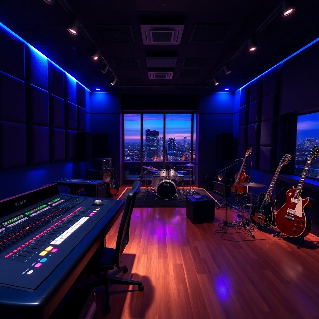 Image of a rapper with headphones