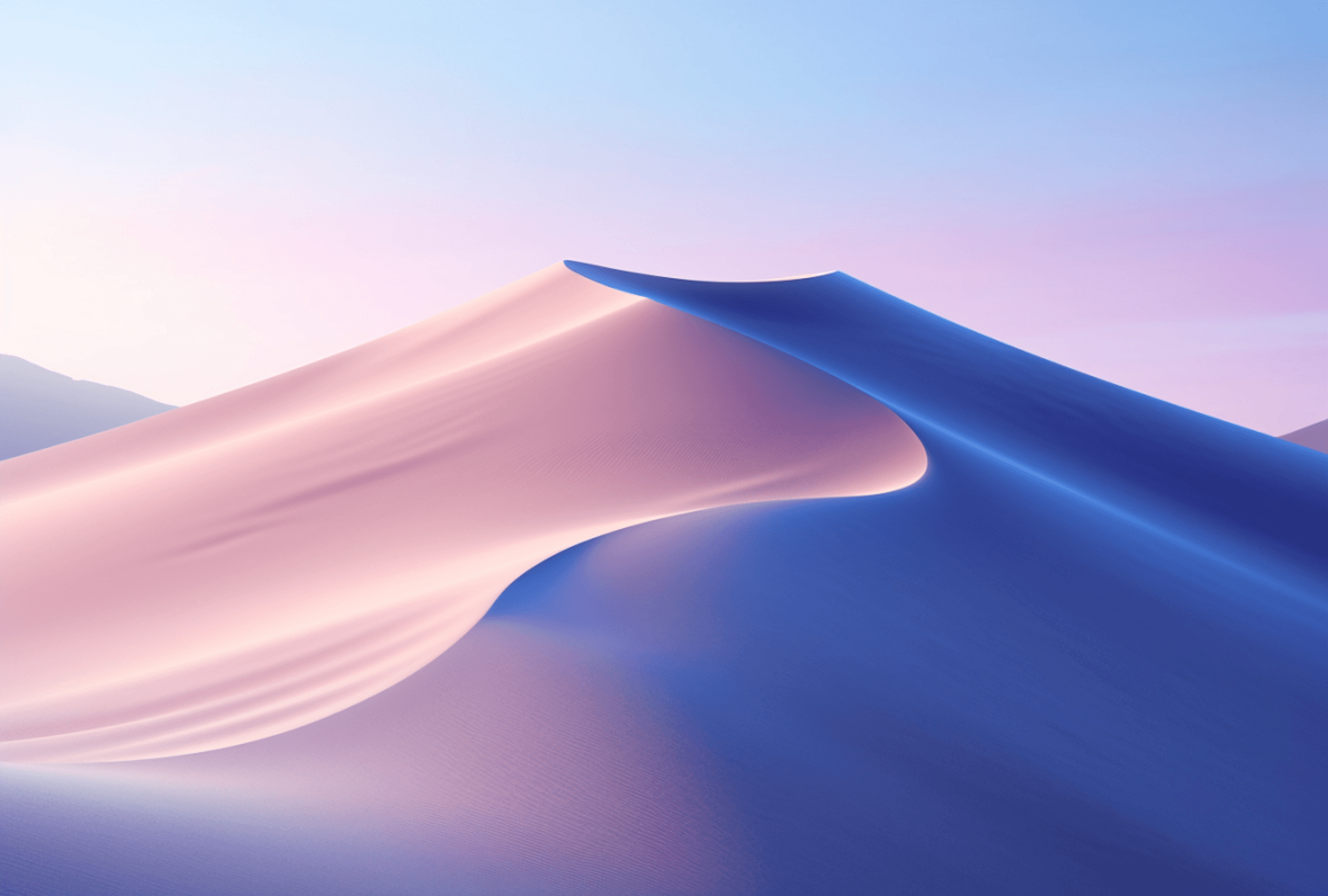 Soft dune ridge at dawn