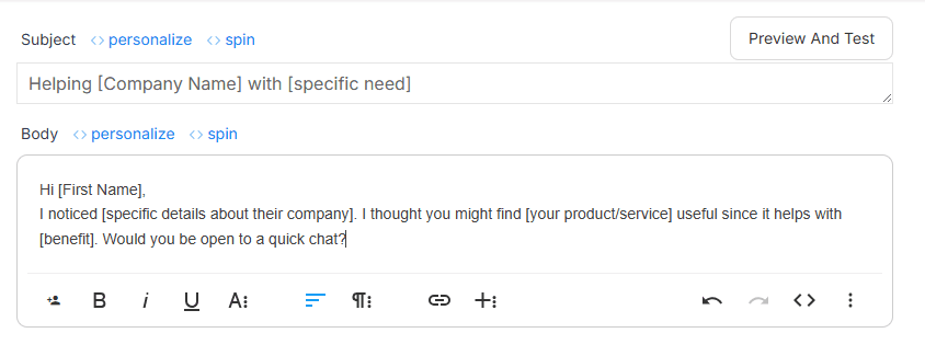 How to start an email
