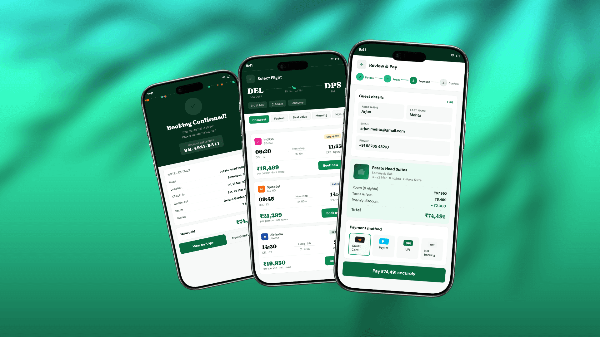 Mobile UI Mockup
