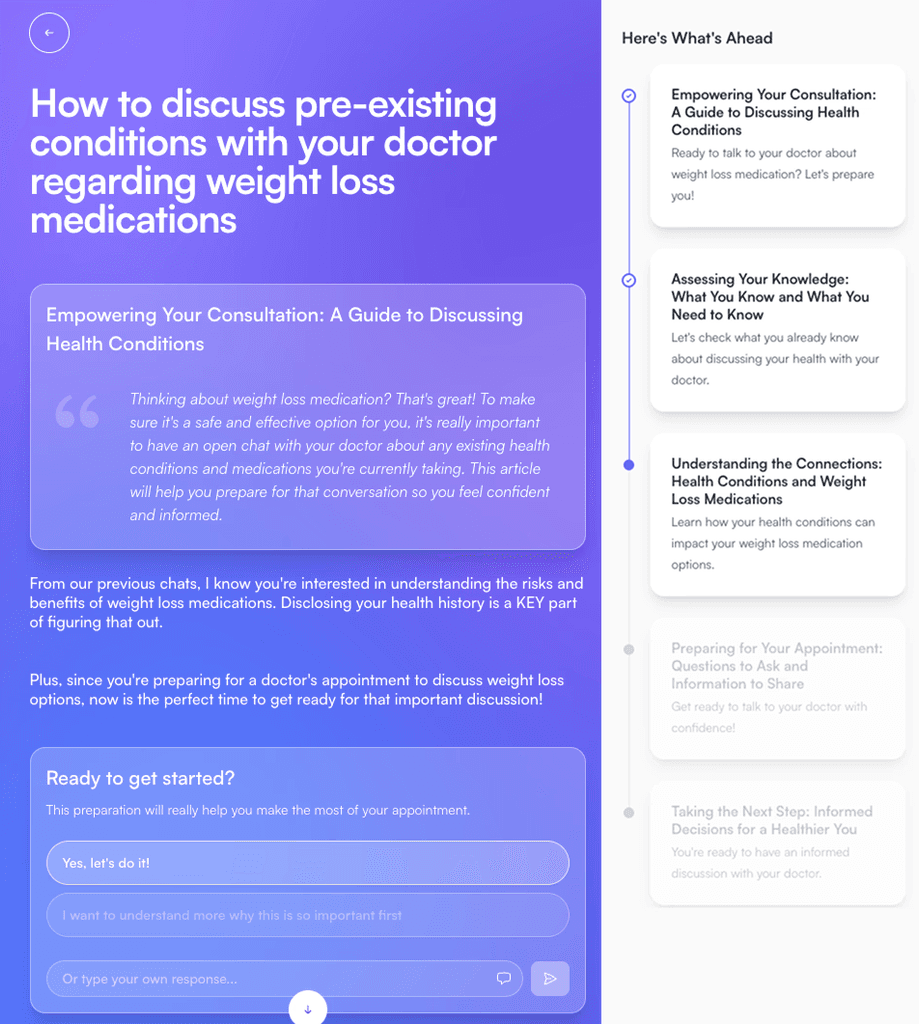 Memory and personalization