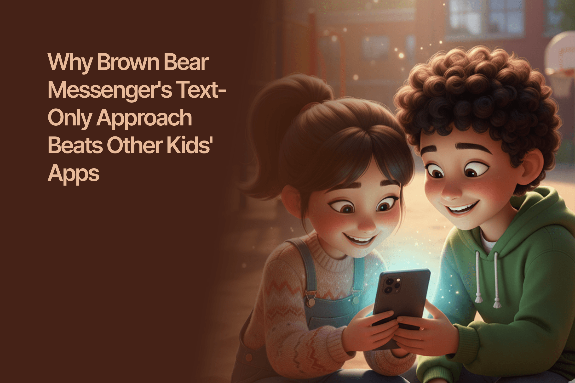  Why Brown Bear Messenger's Text Only Approach Beats Other Kids' Apps