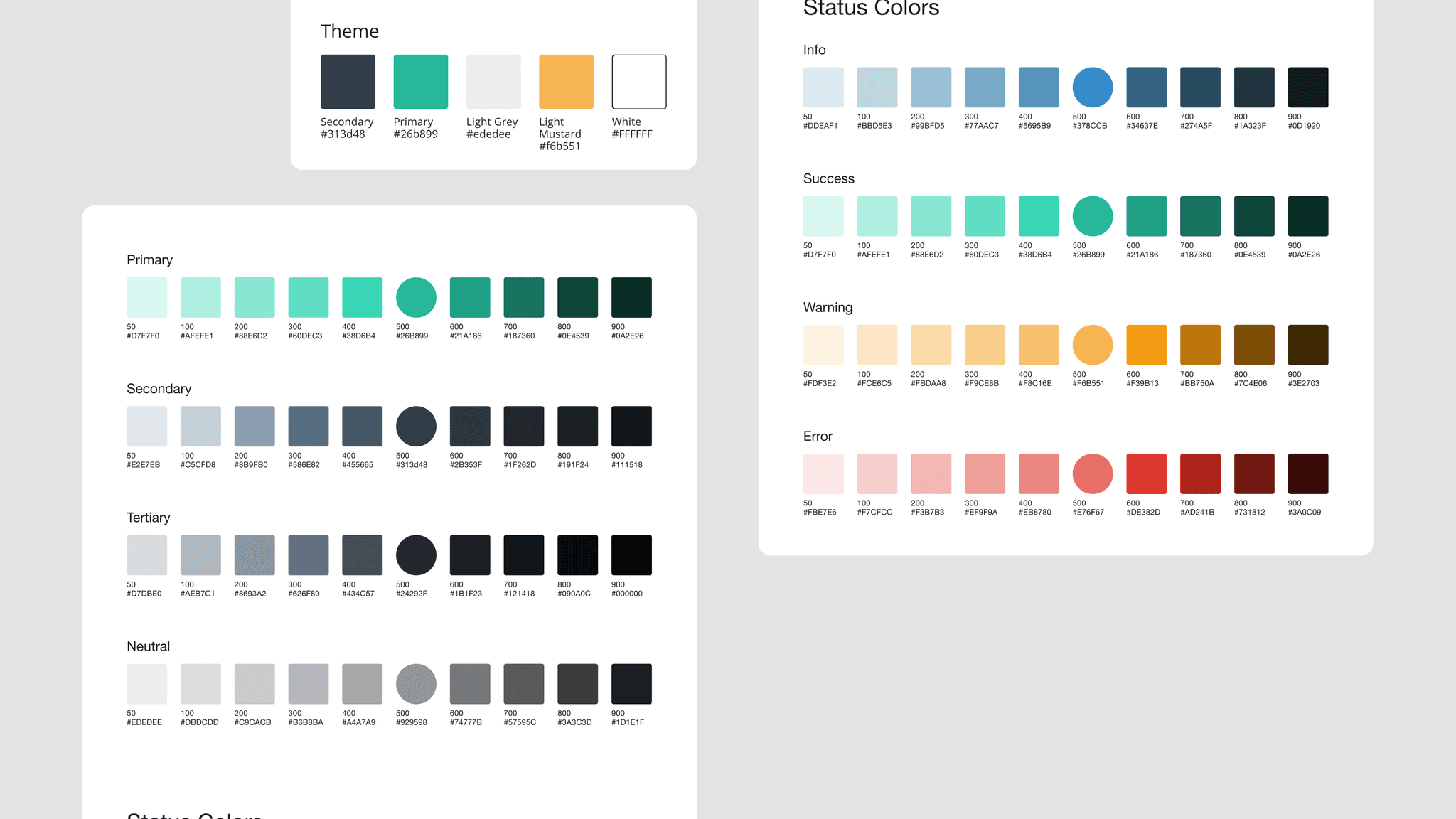 Updated brand colors for EBlock