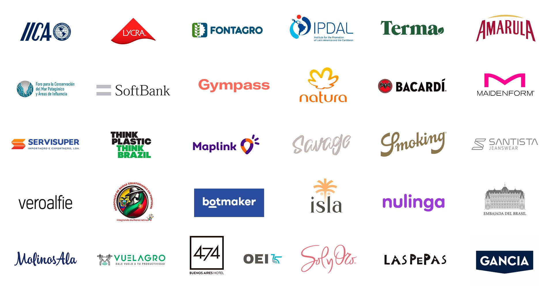 Logos de clientes que confian en La Ola