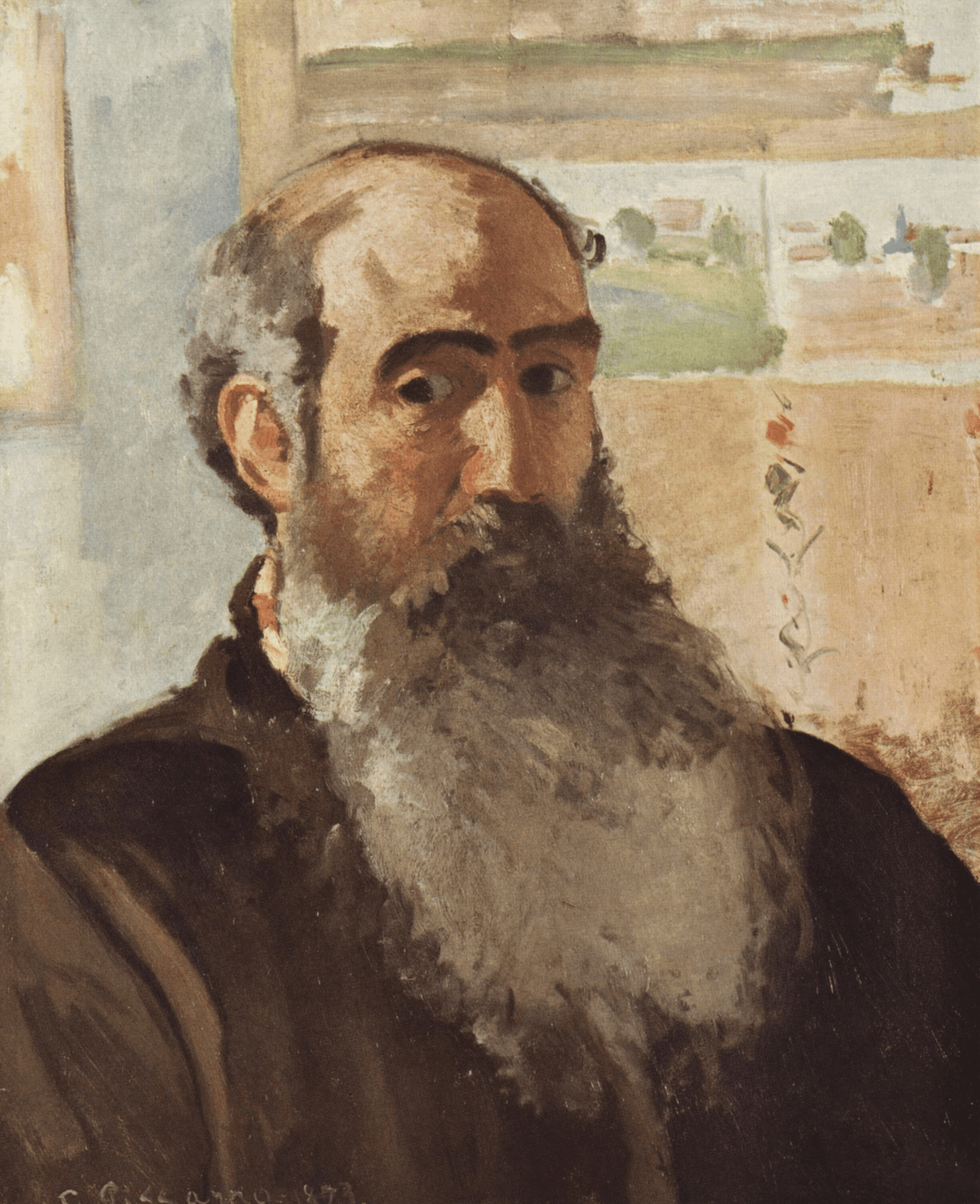 Self-portrait Camille Pissarro, 1873