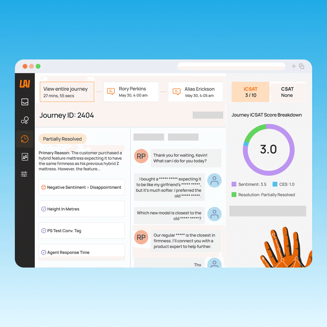 Real-time CX, not post-call reports