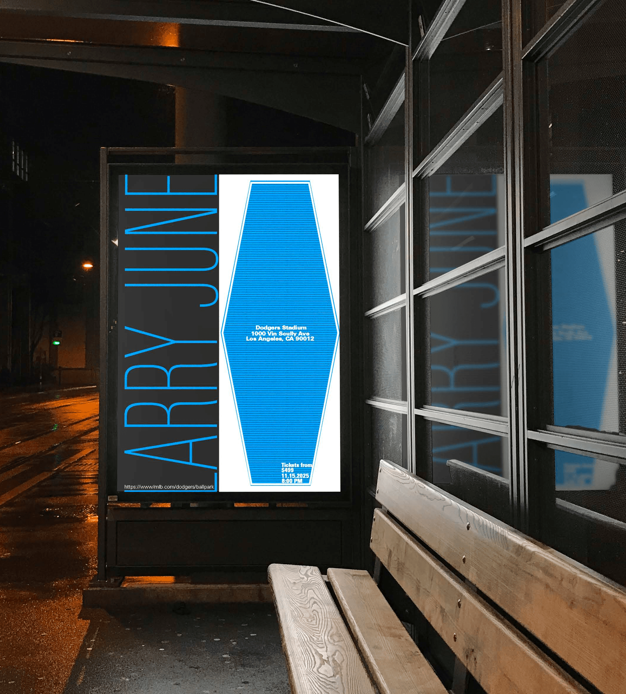 Larry June Concert Poster