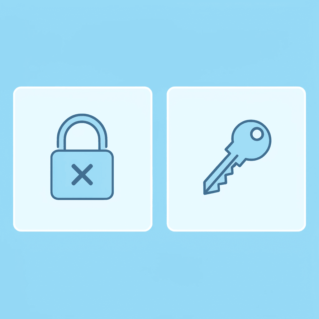 Before and after comparison: left shows a frustrated child with barriers, right shows an engaged child with obstacles removed