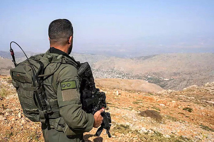 Lt. Col. N. Looks Out Over Shebaa In Southern Lebanon