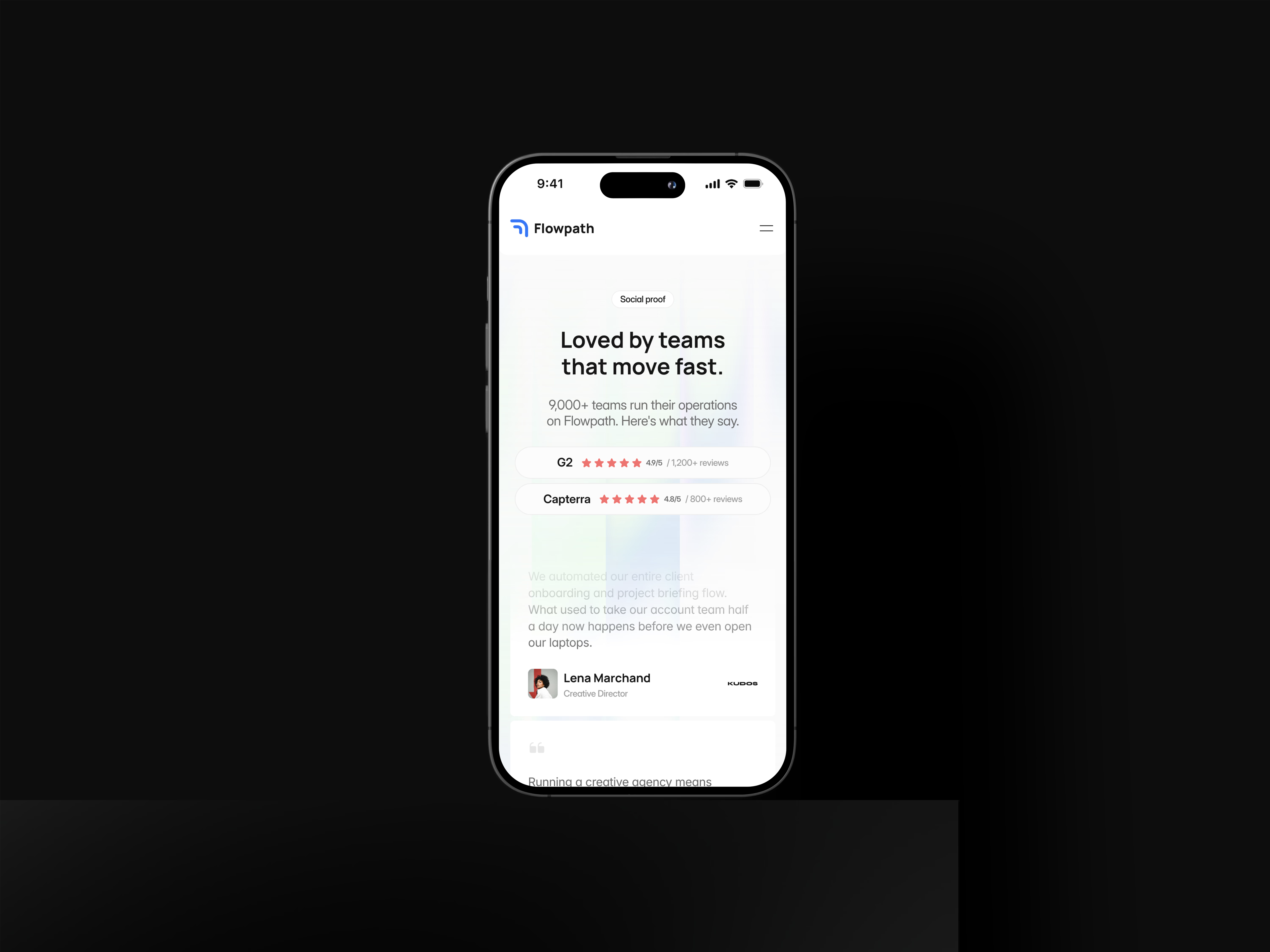Flowpath Iphone