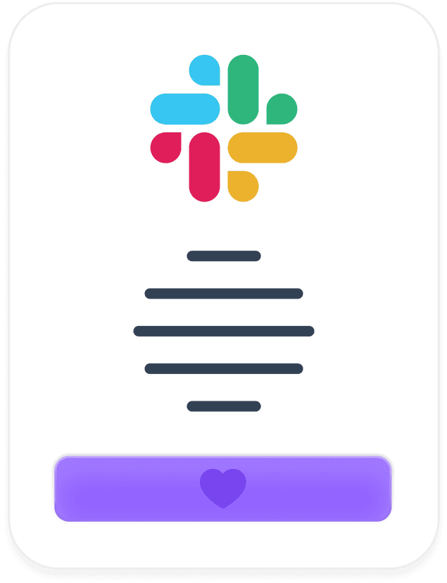 connect with support on slack