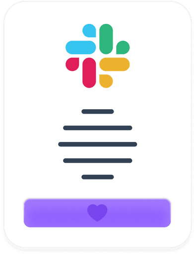 connect with support on slack