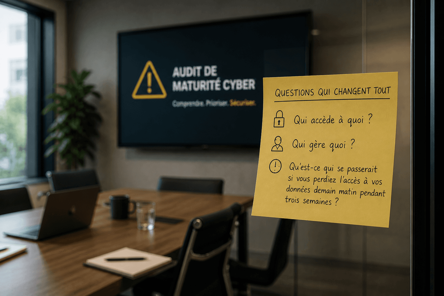 Votre mot de passe WiFi est peut-être écrit sur un post-it dans votre salle de réunion.