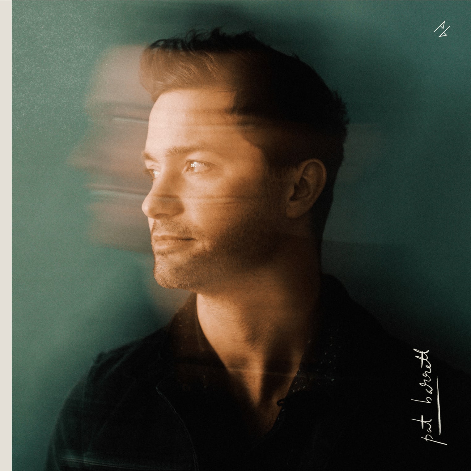 Album artwork for "Build My Life" by Housefires shows a man with short hair, face blurred in motion, on a green background. Text reads pat barrett.
