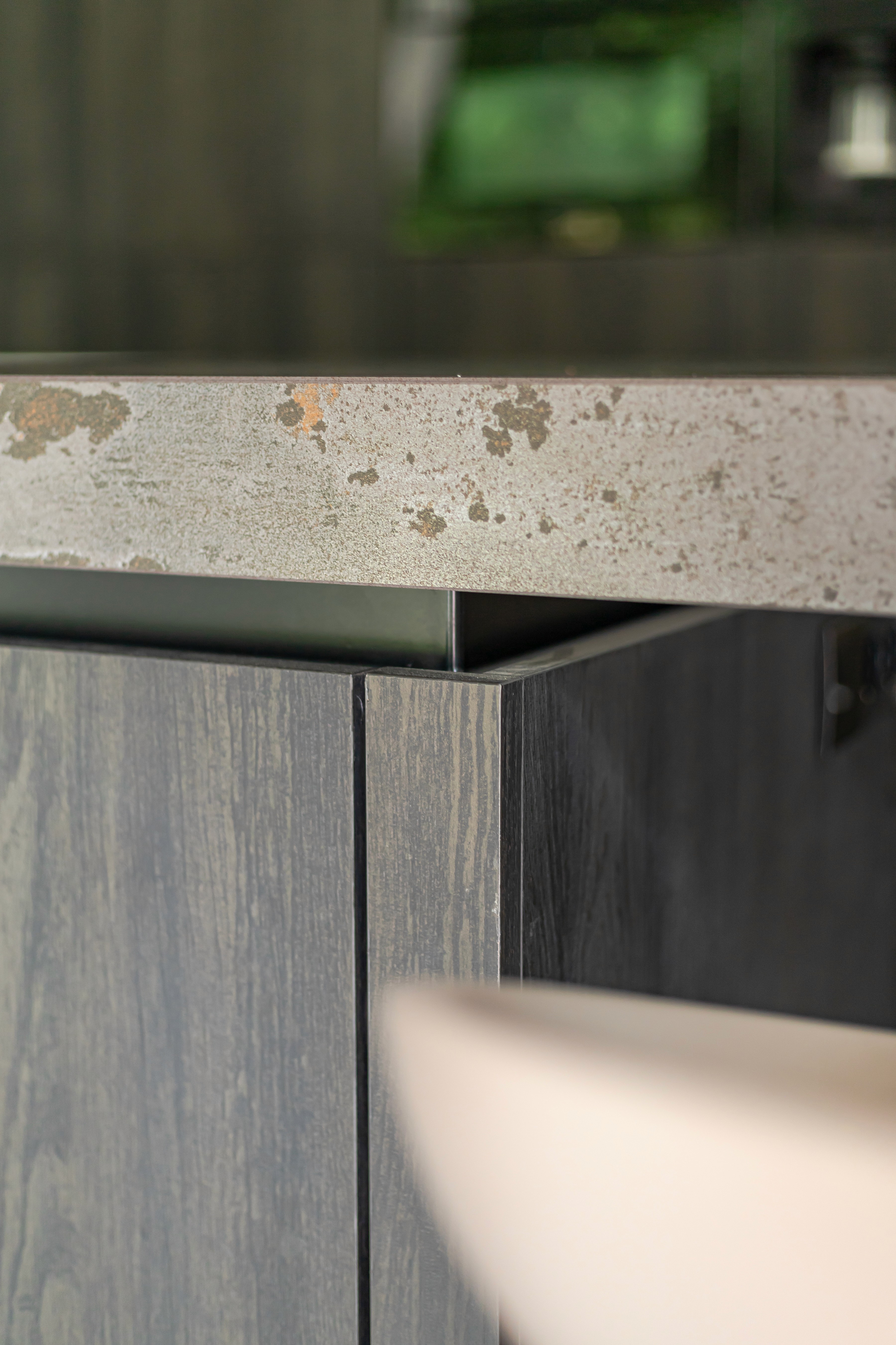 detailfoto van een keukenblad