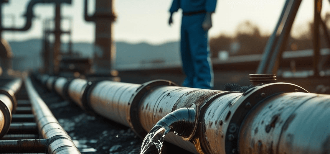 Man with a laptop walking to a store