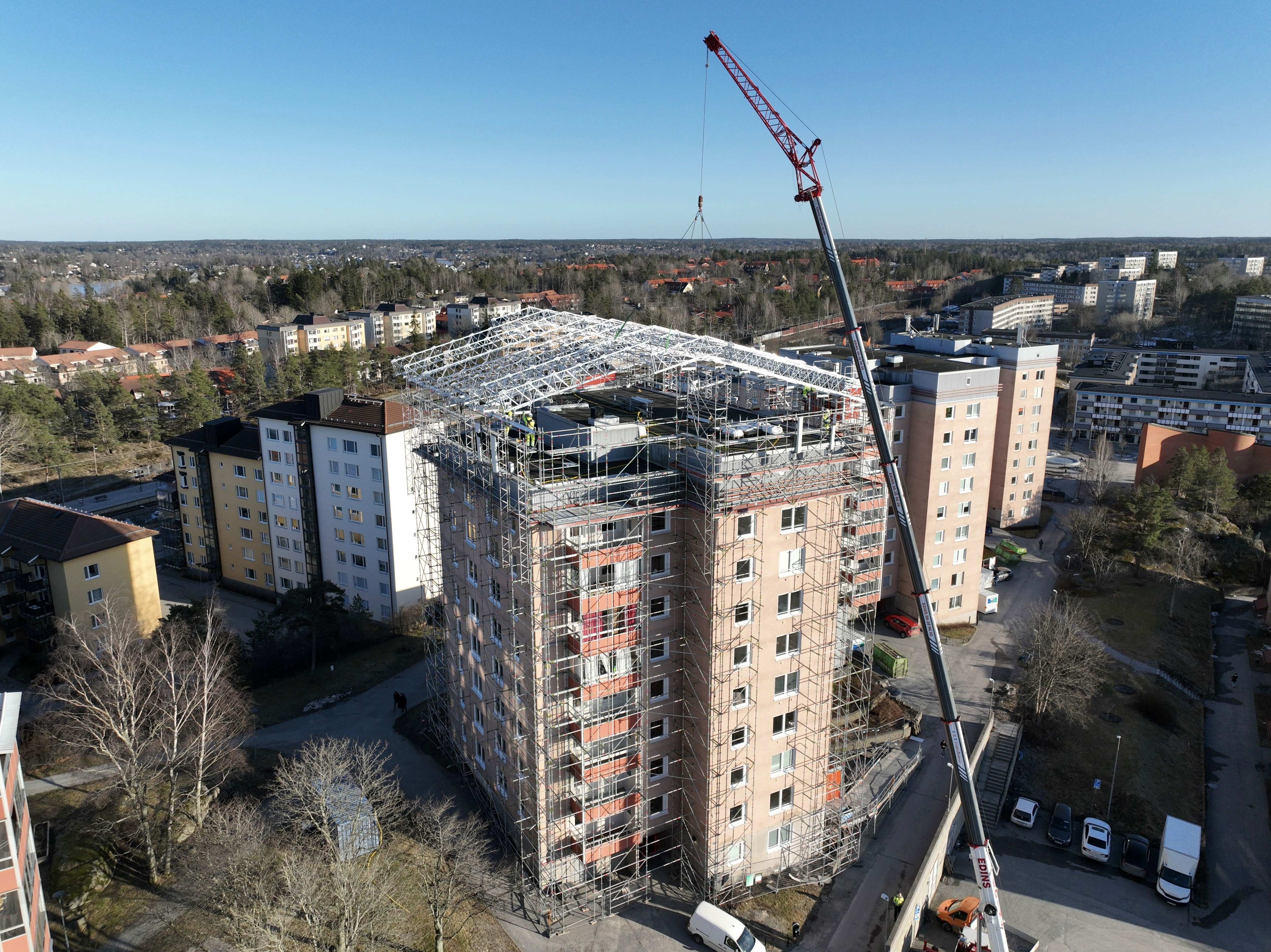 Byggnadsställning Stockholm