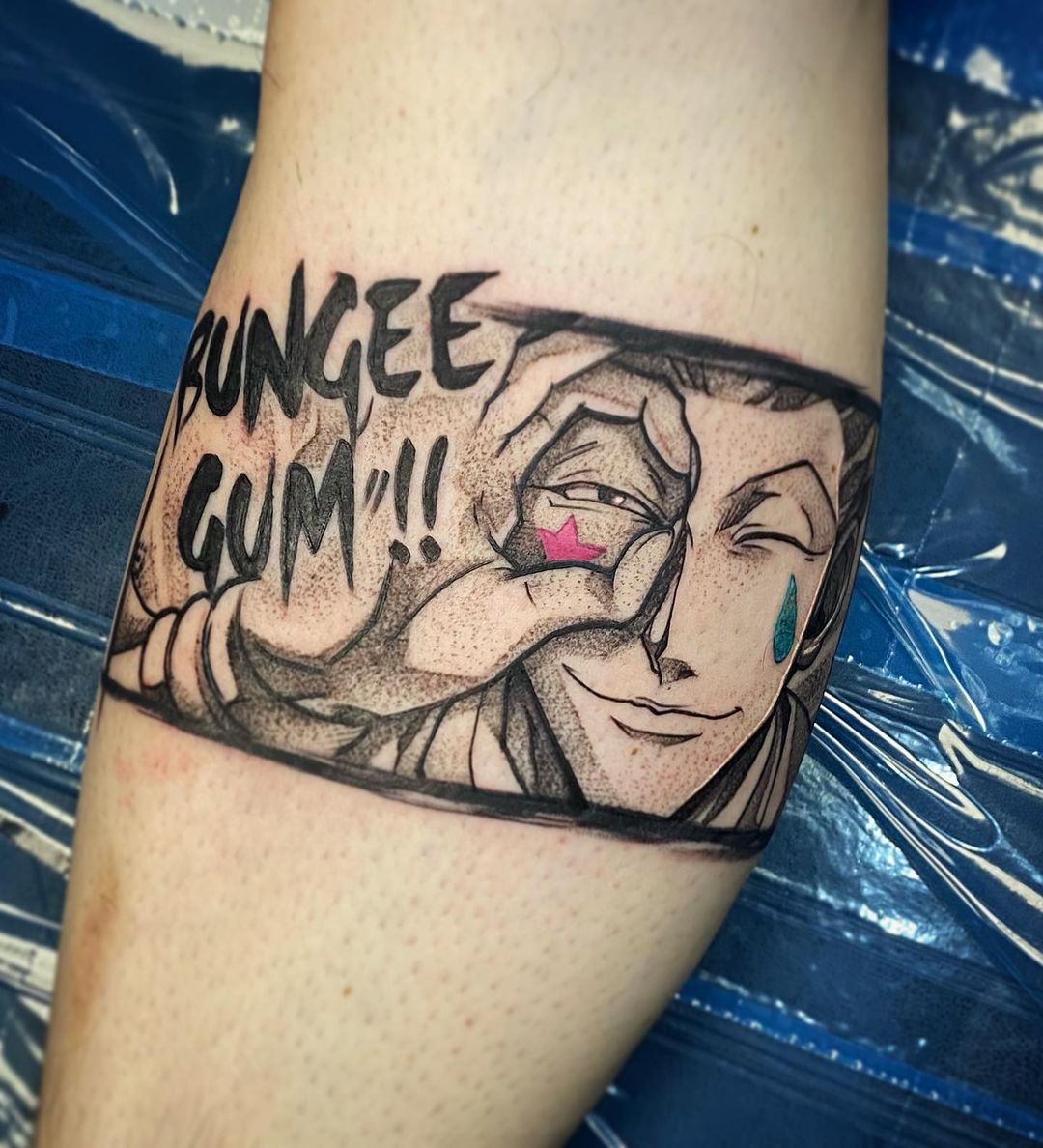 Hisoka Manga Panel tattoo