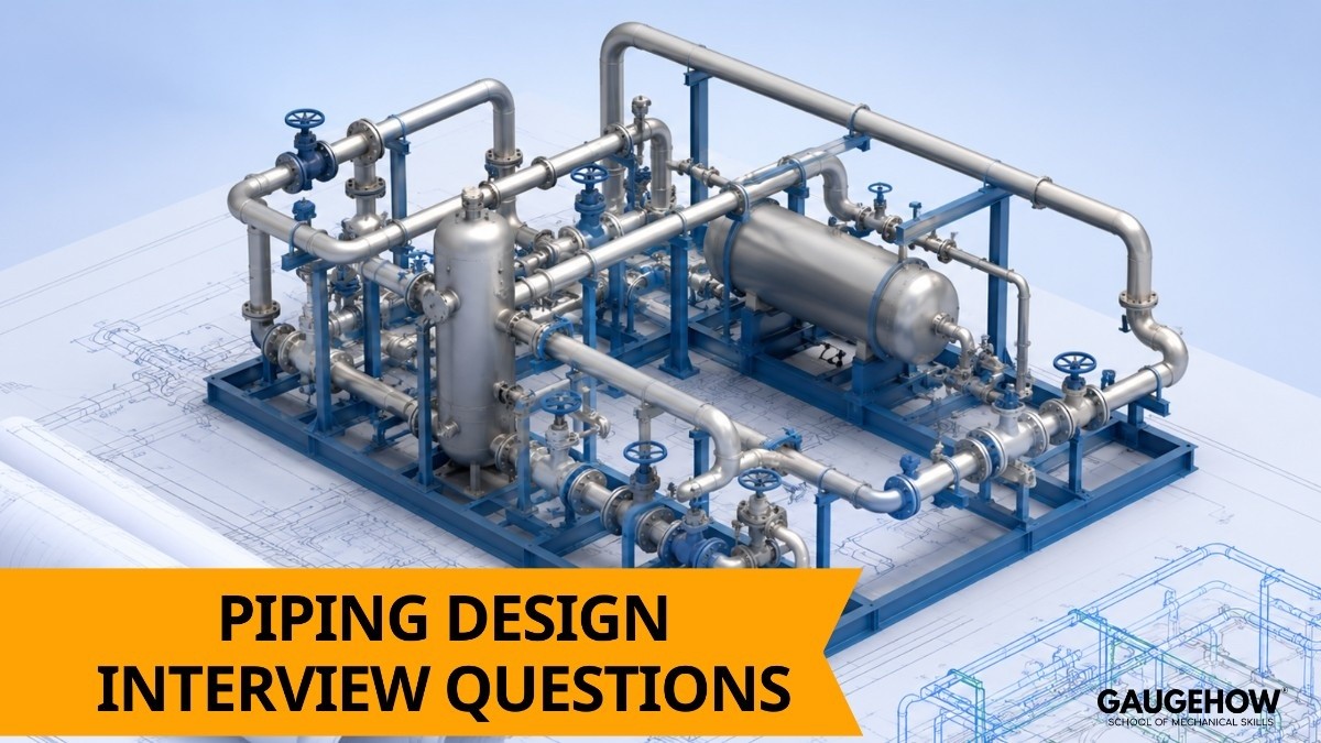 Piping Design Interview Questions