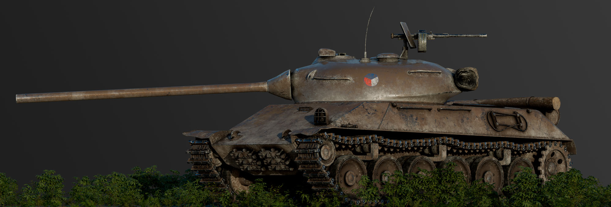 tank tvp 50 3d model