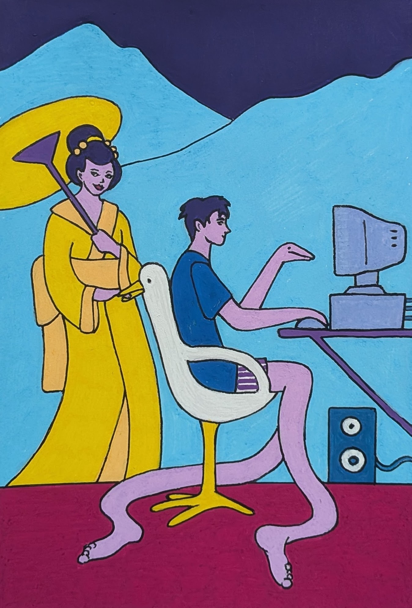 art onirique surréaliste DJ Zugu max obermarso