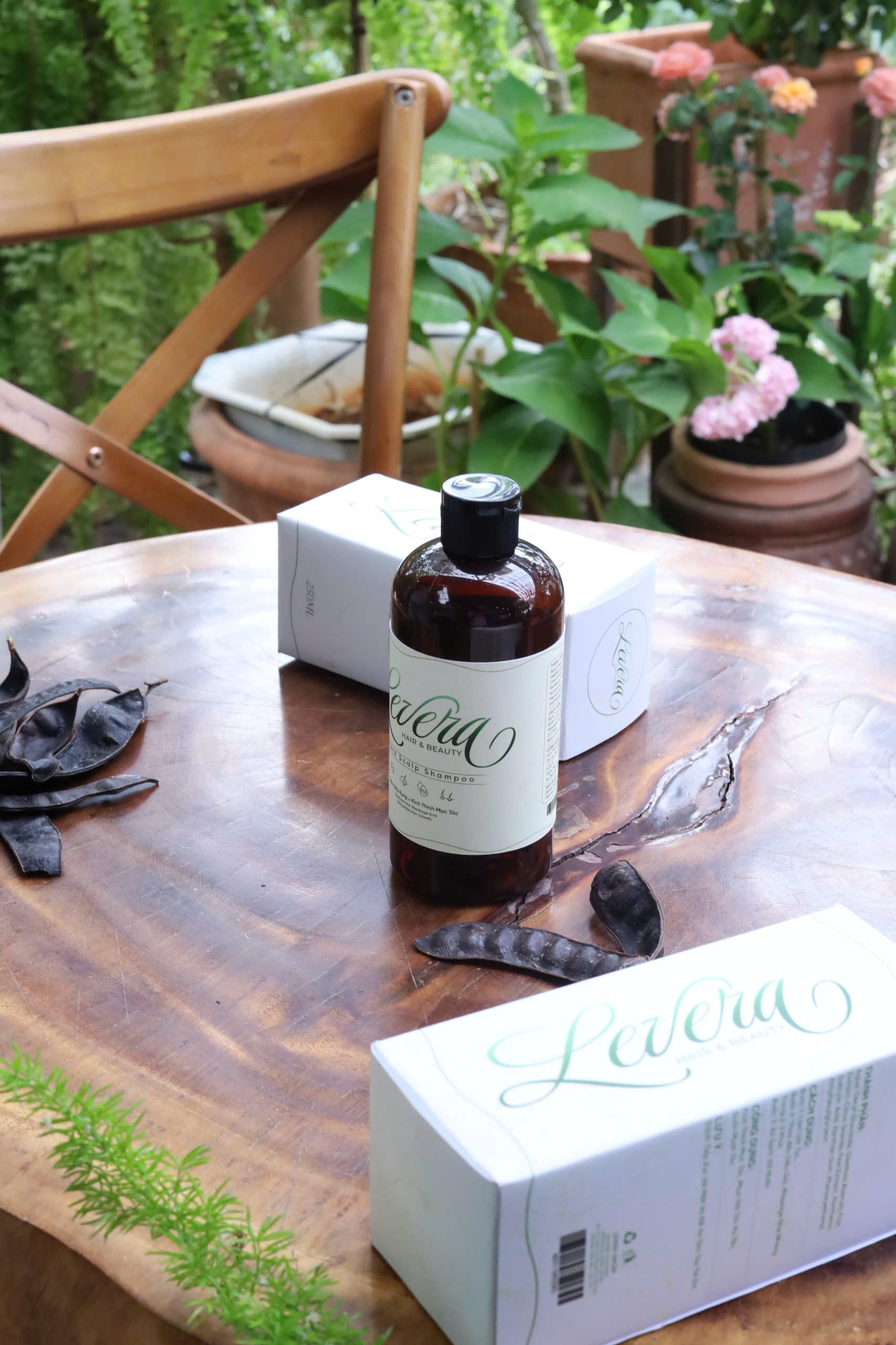 a bottle of taco gran on top of a rock