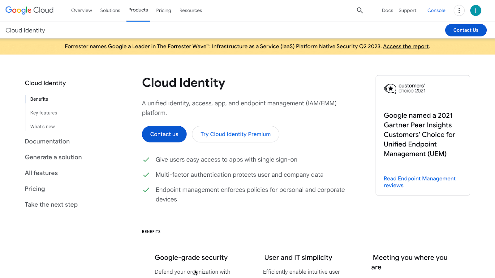 Google Cloud Identity