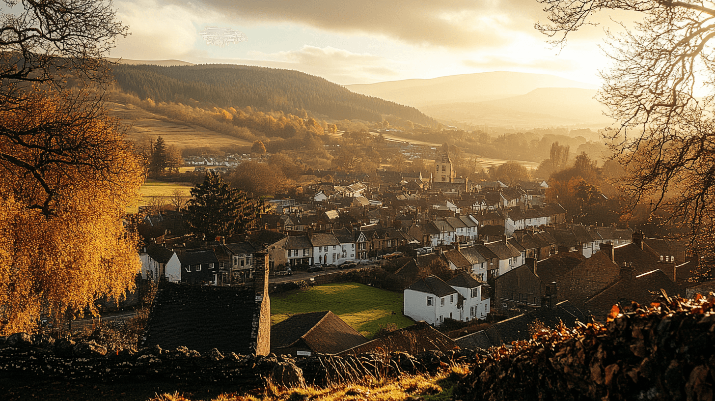 Abergavenny Morning Landscape