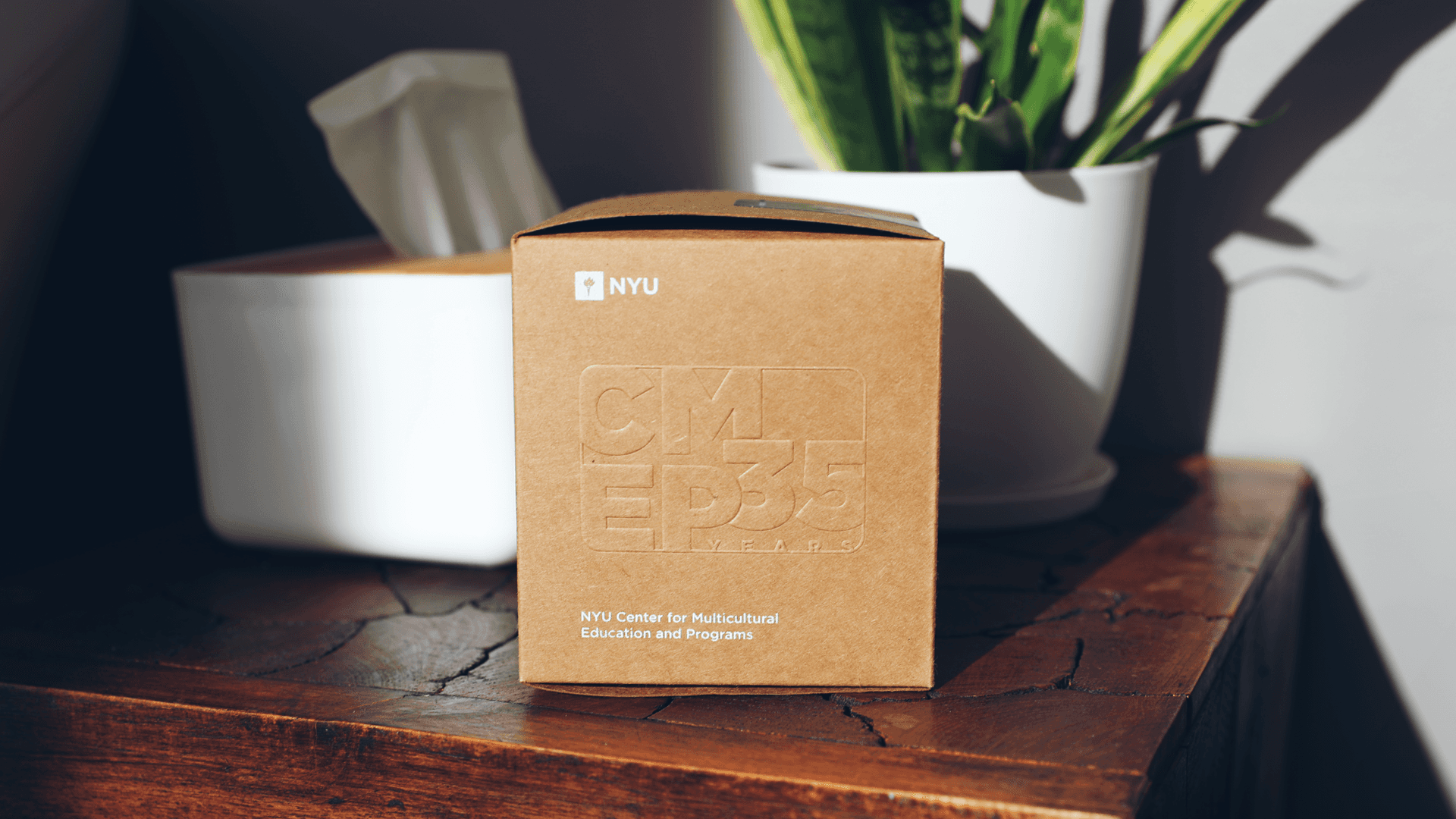 CMEP 35th Custom Glass Mug Box Packaging—Side