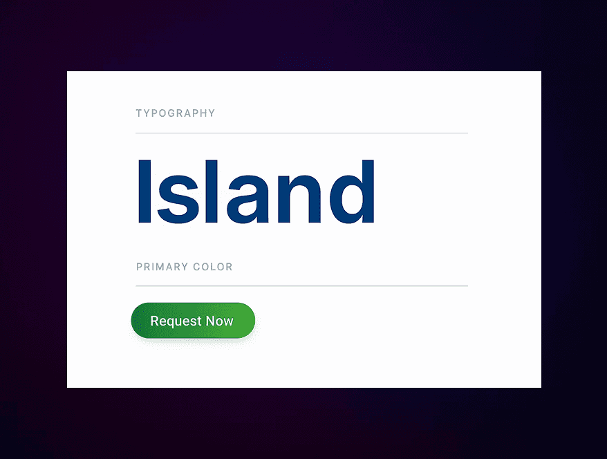 Design system screenshot