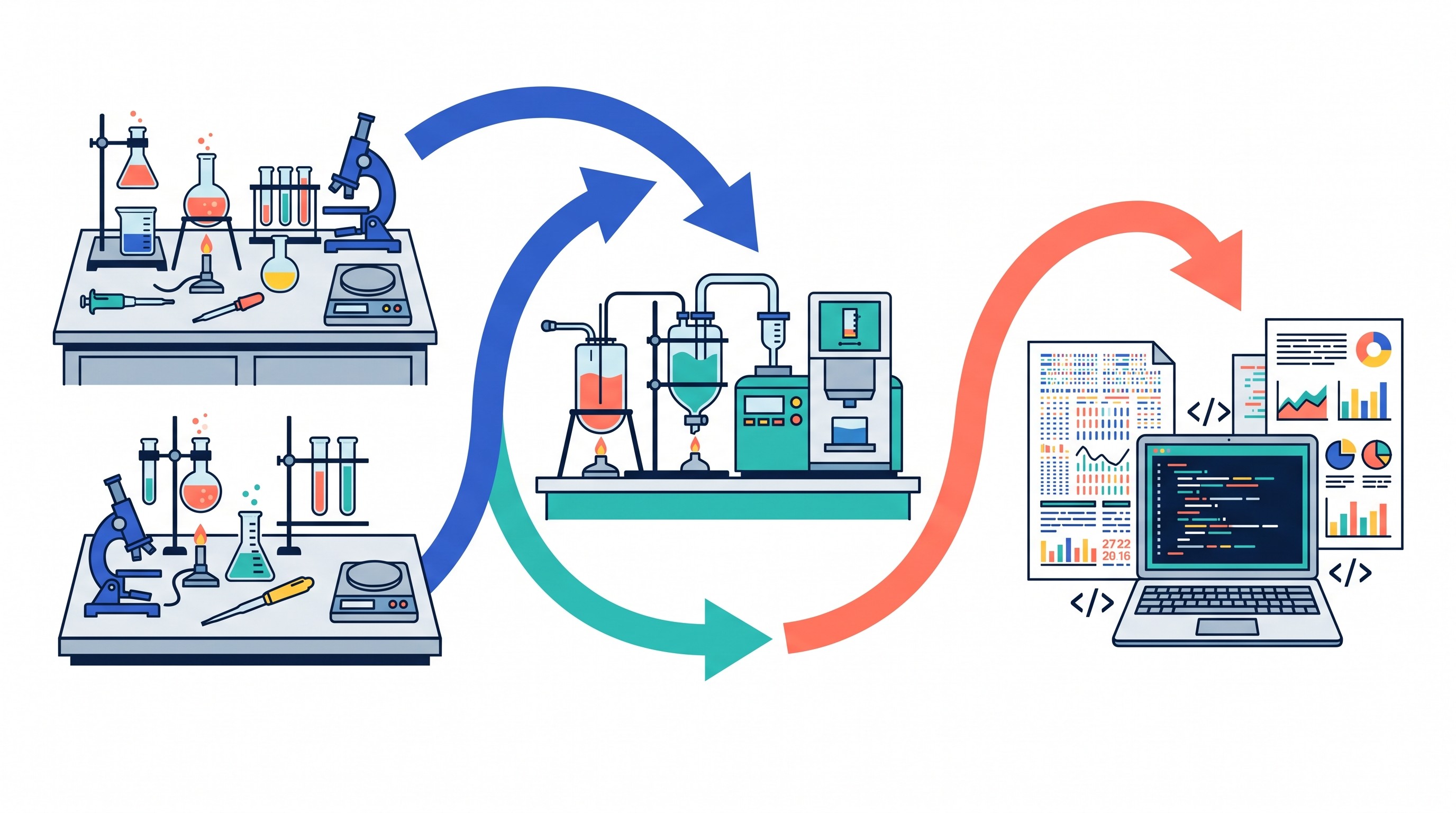 Diagram comparing direct replication, conceptual replication, and reproducible analysis
